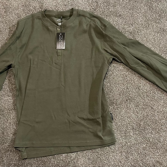 Little Bipsy Other - Little Bipsy Olive Green Long Sleeve Shirt